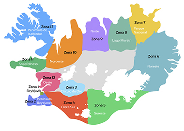 Mapa Zonas