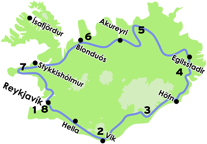 Mapa de Hechizos de Islandia